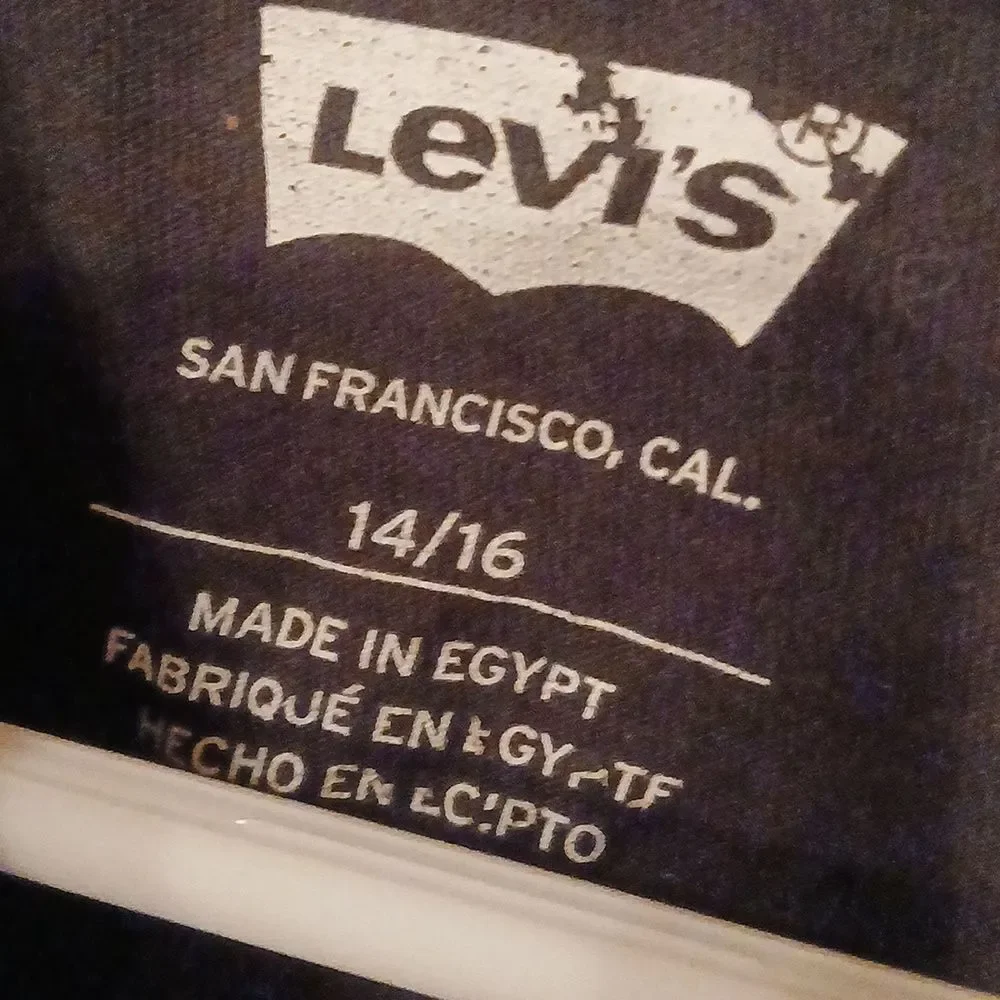 Levi's Long Sleeve Tee Boys Size 14/16